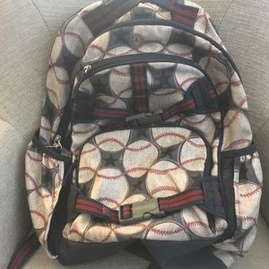 Pottery Barn Kids Mackenzie Backpack in Baseball